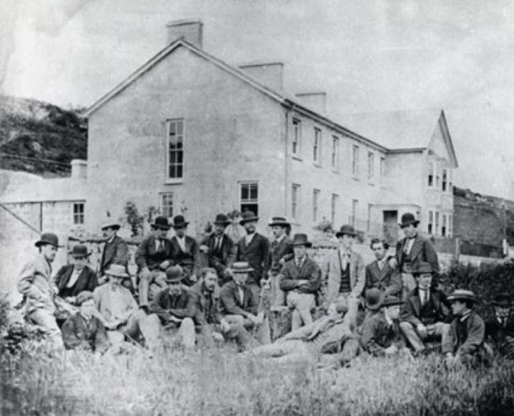 Trainees at PK Telegraph Station, 1872