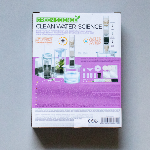 Clean Water Science Kit Rear