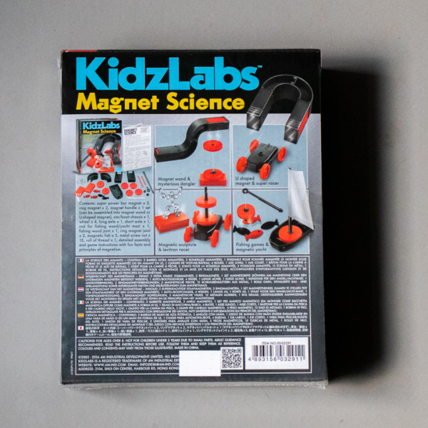 KidzLabs Magnet Science Kit Rear