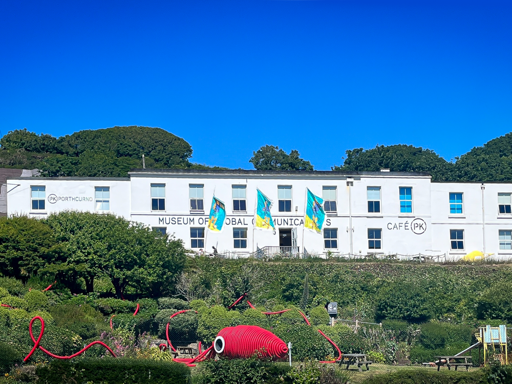 Front of PK Porthcurno Museum