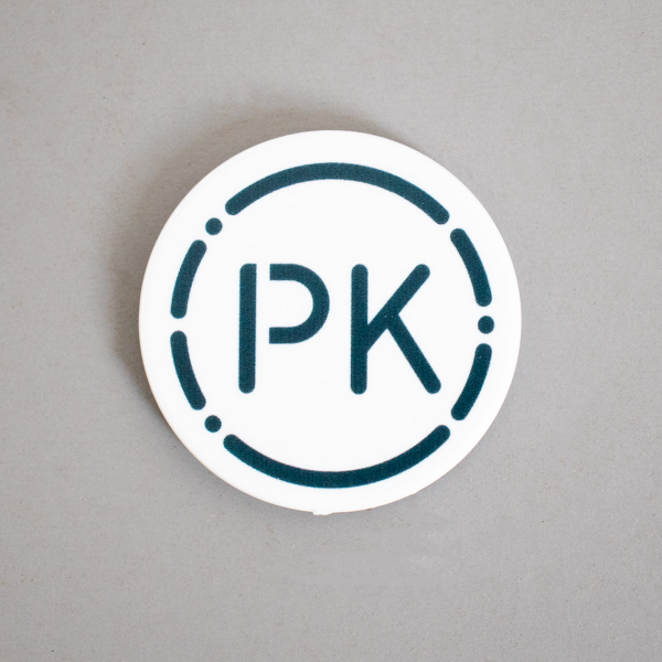 Dark Blue PK Logo Magnet
